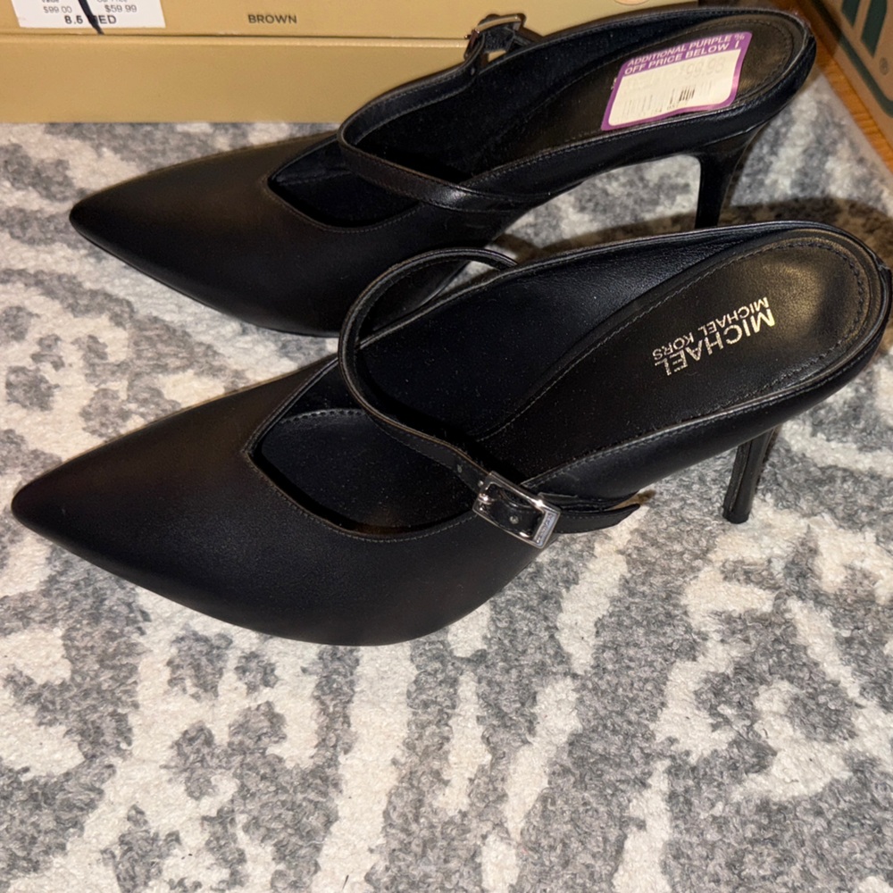 Michael Kors Black Heeled Pumps